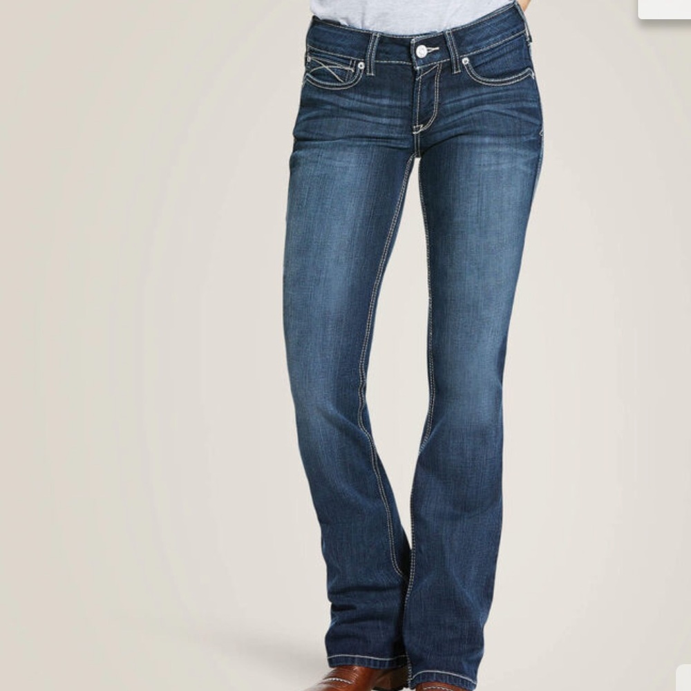 Ariat Women's Bootcut Jeans in Dark Indigo Wash